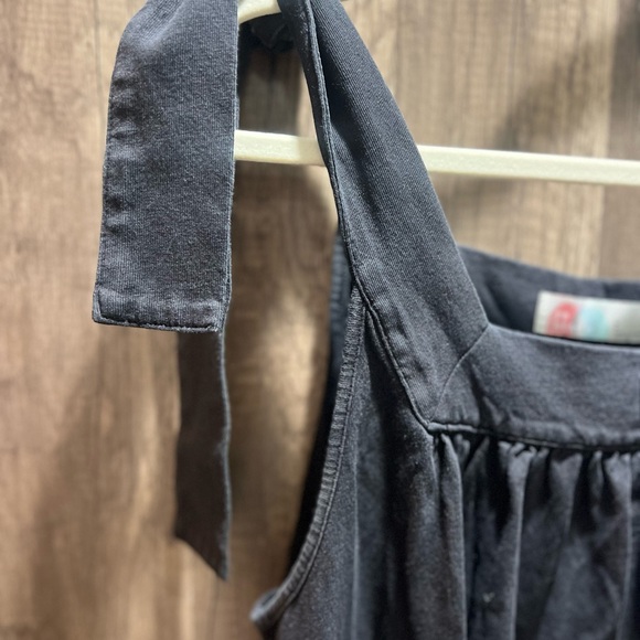 Free People Beach Black Sleeveless Dress Size Womens Large EUC - Picture 3 of 6